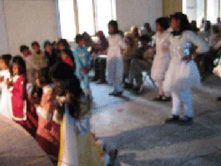 Children Dancing at Christmas Party